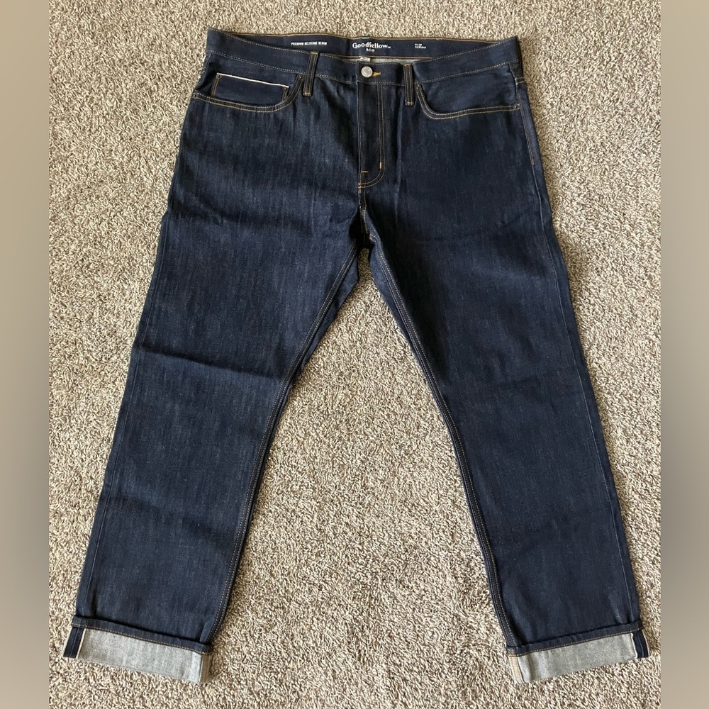 Goodfellow & Co Men’s Slim Selvedge Jeans - Size 40x32